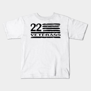 22 veterans a day Kids T-Shirt